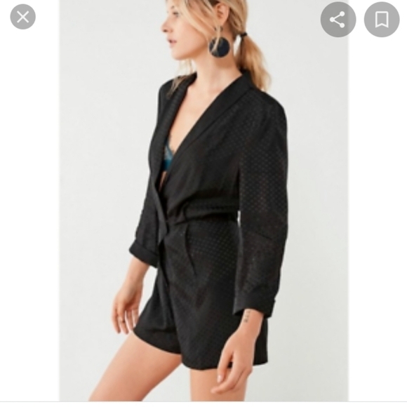 Bardot skyline wrap romper playsuit - Picture 2 of 11